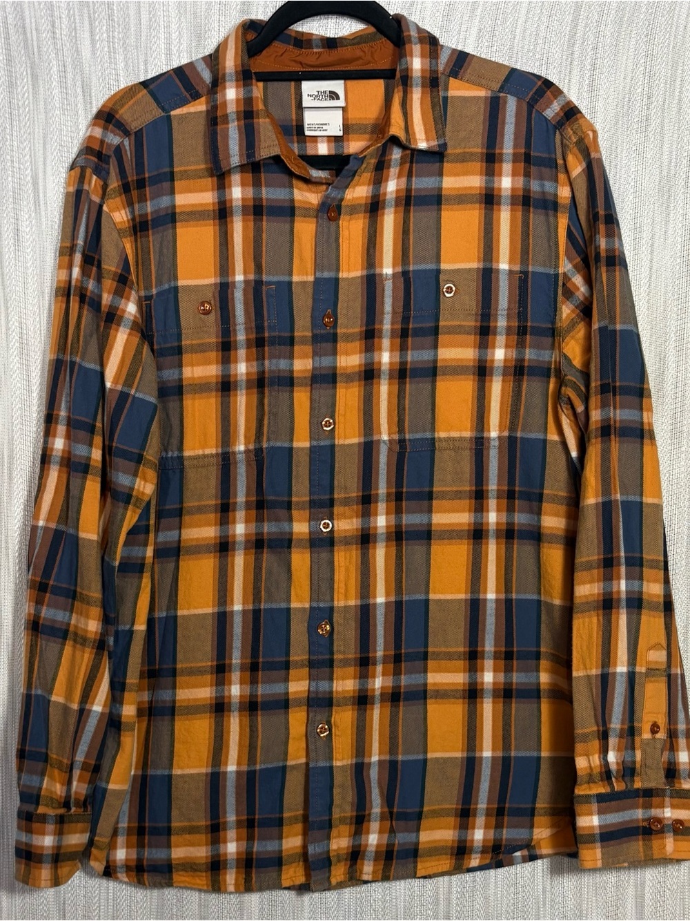 The North Face Arroyo Flannel Shirt Men’s Large Plaid Long Sleeve Button Front